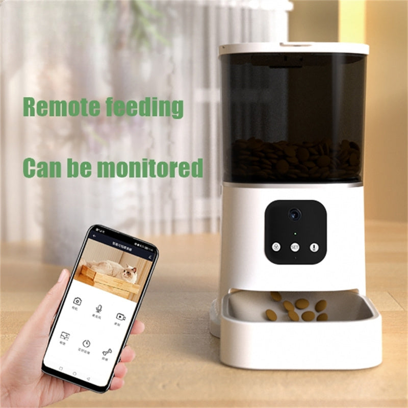 Intelligent automatic pet feeder (VIDEO APP)
