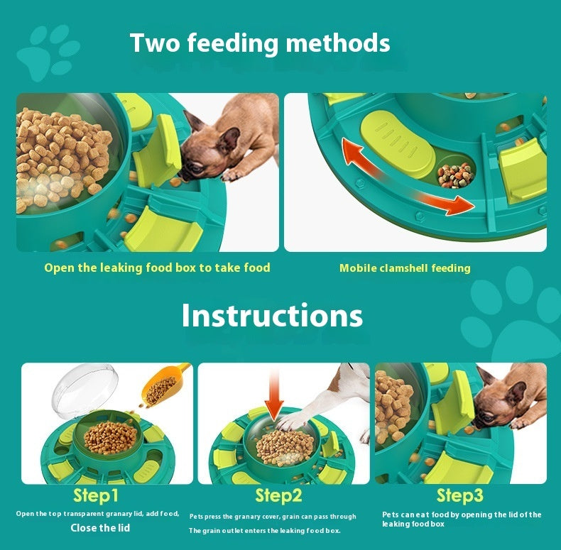 Interactive Pet Puzzle Toy For IQ Improvement And Slow Feeding