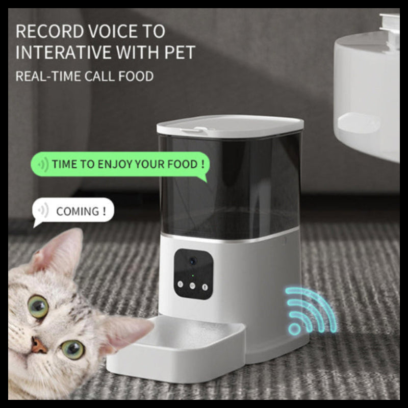 Intelligent automatic pet feeder (VIDEO APP)
