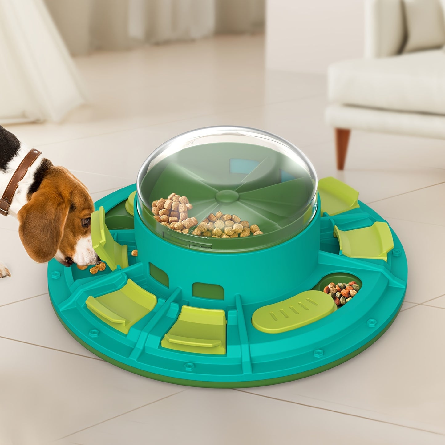 Interactive Pet Puzzle Toy For IQ Improvement And Slow Feeding