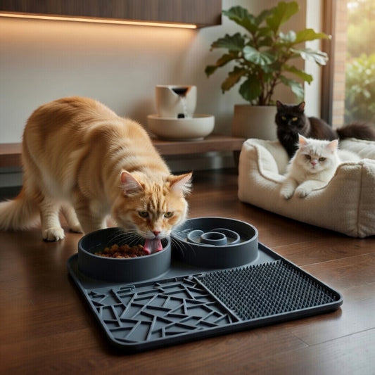 Silicone Pet Slow Food Mat Strong Suction Cup